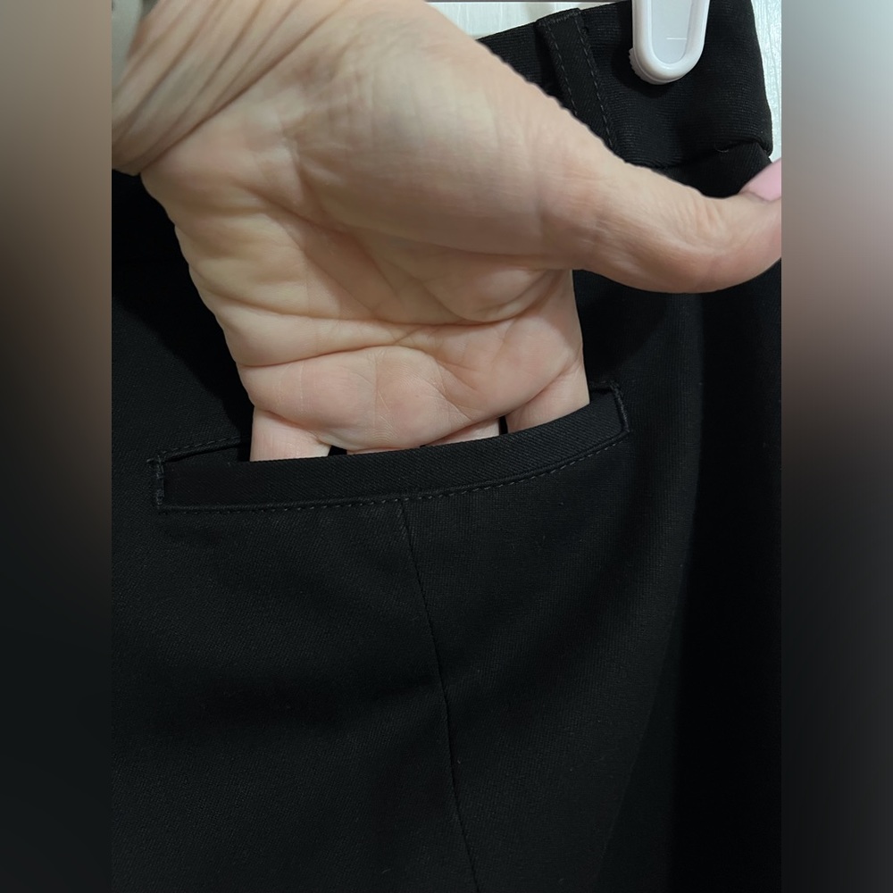 Express Columnist Black Pants Size 4 - image 2